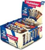 Barra de Proteína, Mais Mu, Mukebar, Sabores Mistos, 15g de Proteína, Zero Açúcar - Display 12 Unidades