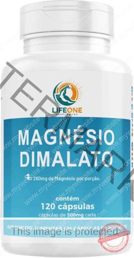Magnesio Dimalato 120 Cápsulas Life One