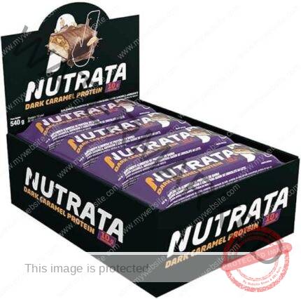 Nutrata Caramel Protein Display (12 unid. 45g), Dark Caramel, Nutrata